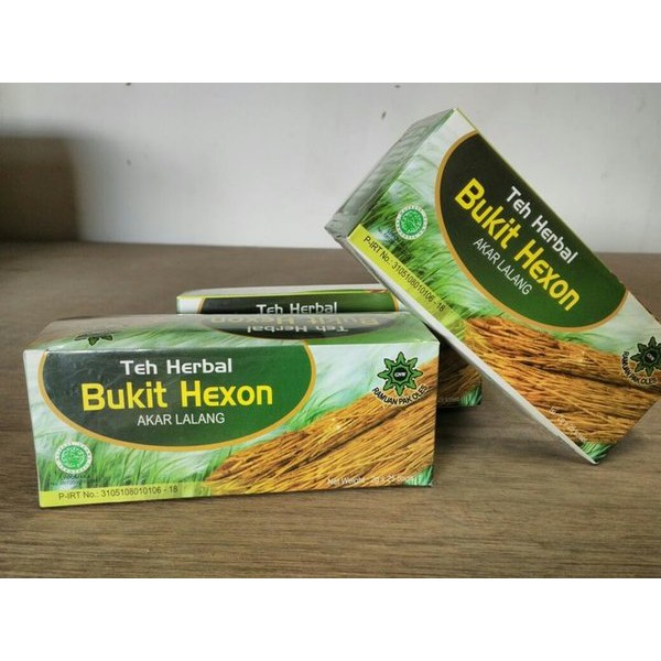 TEH HERBAL BUKIT HEXON RAMUAN PAK OLES 100% ASLI BALI 2gr X 25bags