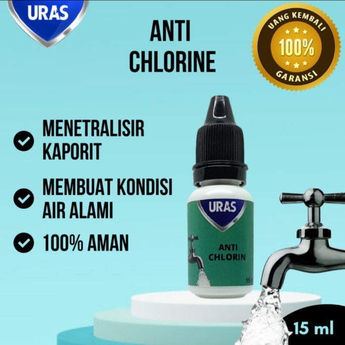 URAS - Anti Chlorine Penetral Kaporit Air Pam ,