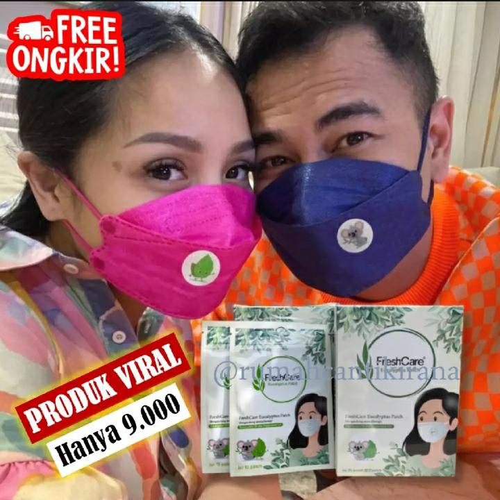 Jual Stiker Tempel Aromaterapi Pengharum Masker Freshcare Eucalyptus ...