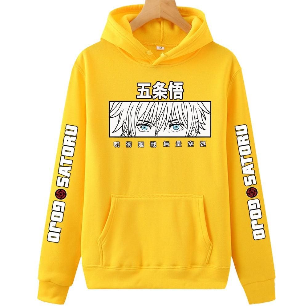 Sweater JUJUTSU KAISEN Oblong / Hoodie SATORU GOJO EYES V2 Jumper