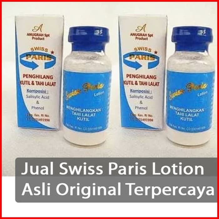 BARANG BAGUS SWISS SWIS PARIS SWISSPARIS LOTION OBAT KUTIL PENGHILANG II91