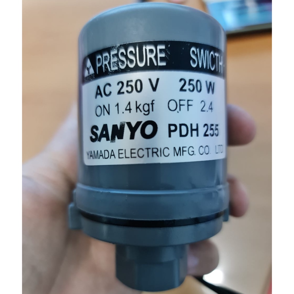 Sanyo Pressure Switch PD-H 255D JP - Lubang Besar | PDH 255