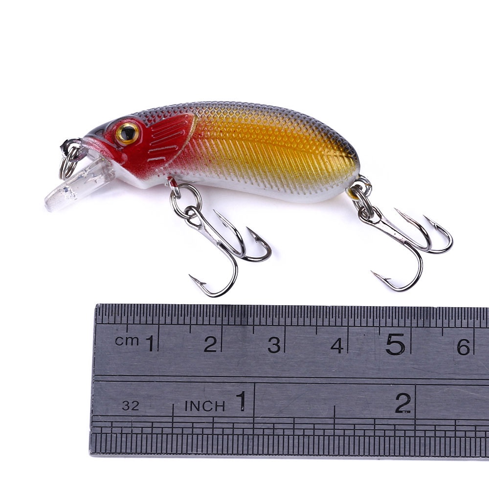 HENGJIA 10pcs Sinking Fishing Lure 5CM 6.8G Lifelike Hard Bait For Fishing Wobblers Hard Crankbait Bass Carp Fishing Tackle