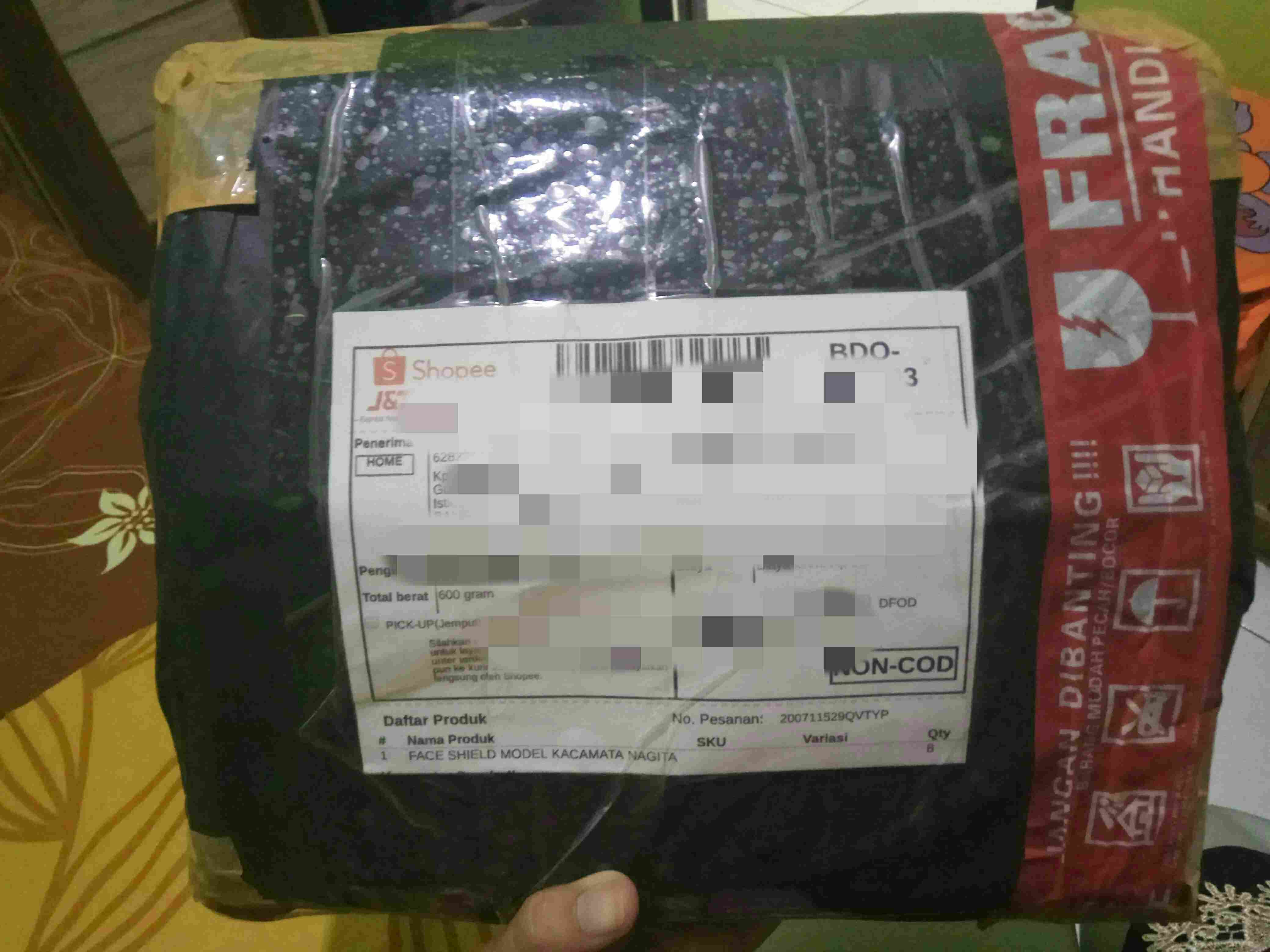 Face Shield Model Kacamata Nagita