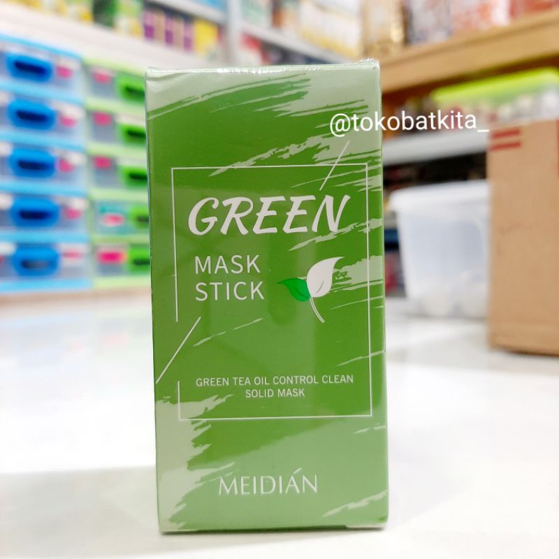 [TERBARU] MEIDIAN GREEN MASK  STICK MASKER STIK GREEN TEA / PENGHILANG KOMEDO ORI KOTORAN DEBU