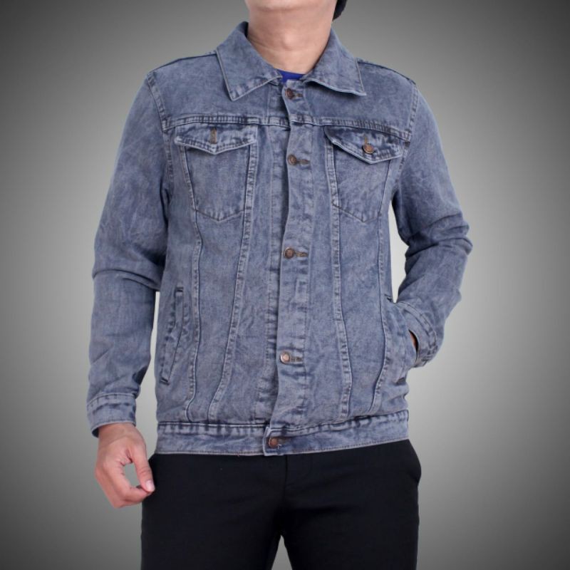 Jaket Jeans Pria &amp; Wanita /Jaket Levis Sandwash