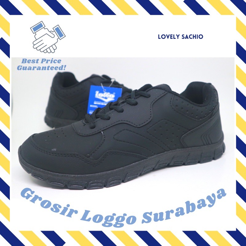 Loggo Sepatu Hitam Lovely Sachio