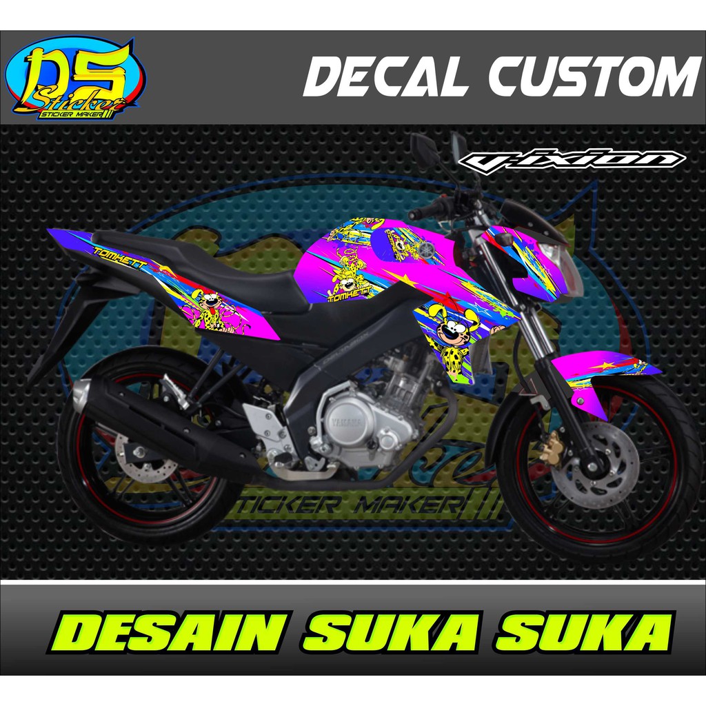 Decal Stiker Motor Vixion Marsupilami Shopee Indonesia