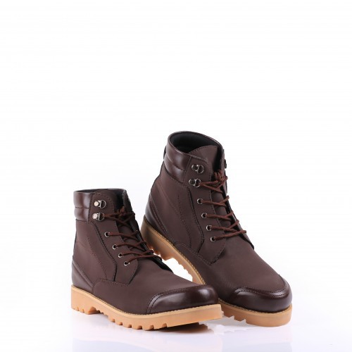 Sepatu Boots Safety Pria Leo Original Kulit Ujung Besi 39-43 Original SNK0287 Sepatu Touring Motor-5