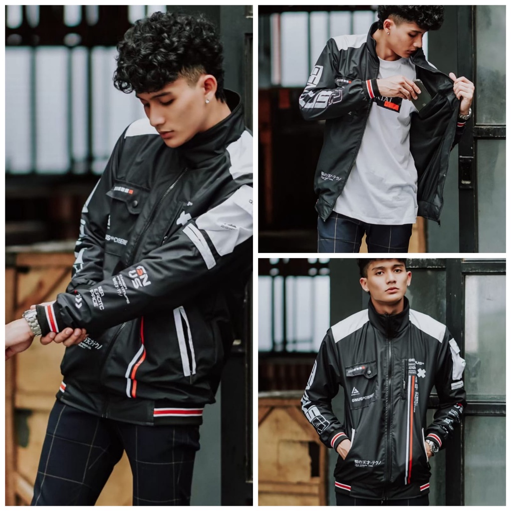 Jaket Baseball Pria - Jaket Bomber  / Jaket Parasut