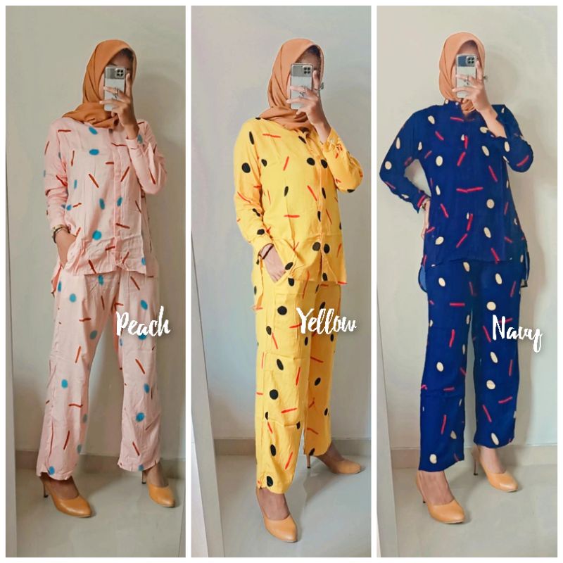 ZIVARA SETELAN RAYON TWILL READY SOLO HARGA MURAH