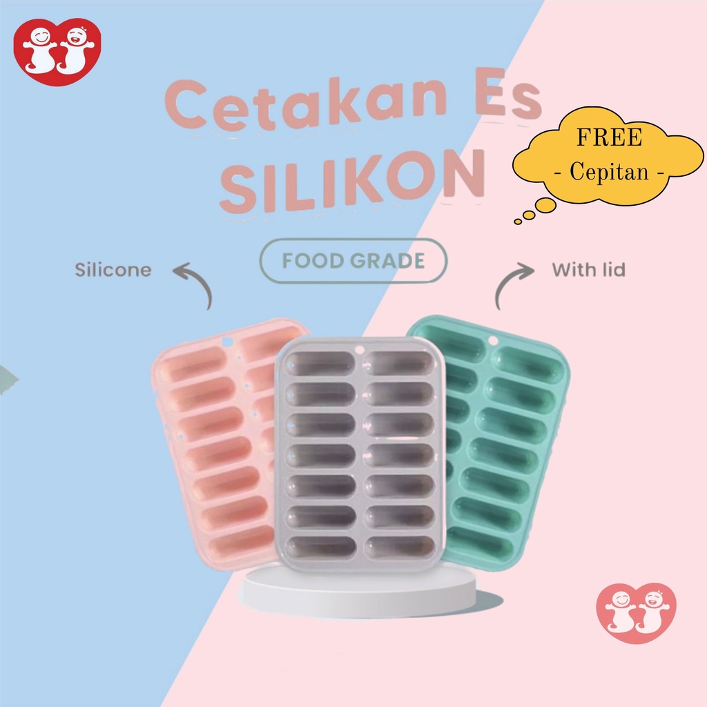 Cetakan Es Silicone Food Grade untuk MPASI