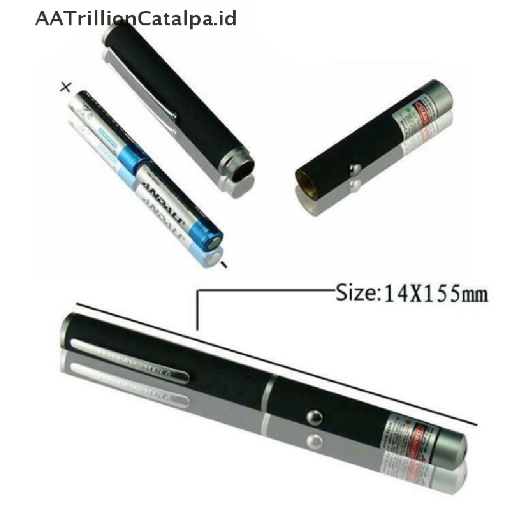 Aatrillioncatalpa Pen Laser Pointer Merah 5MW High Power 532nm