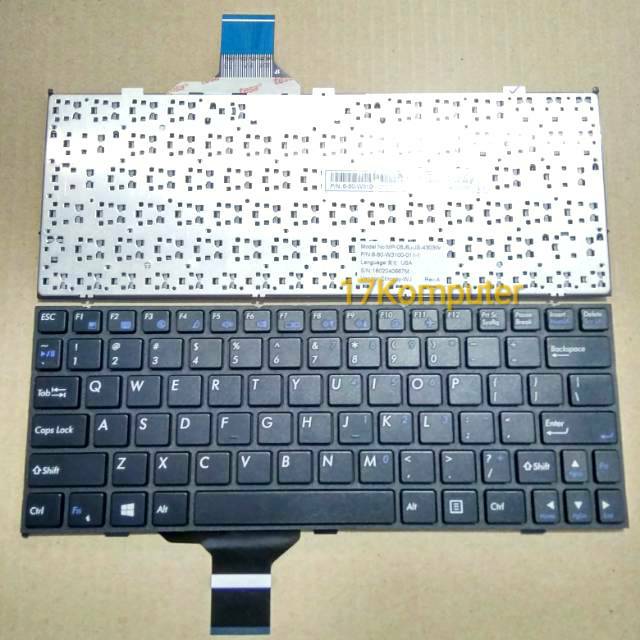 Keyboard Axioo Pjm M110 Cjm M1111 M1115 W217 M1100 M1115 Frame Hitam