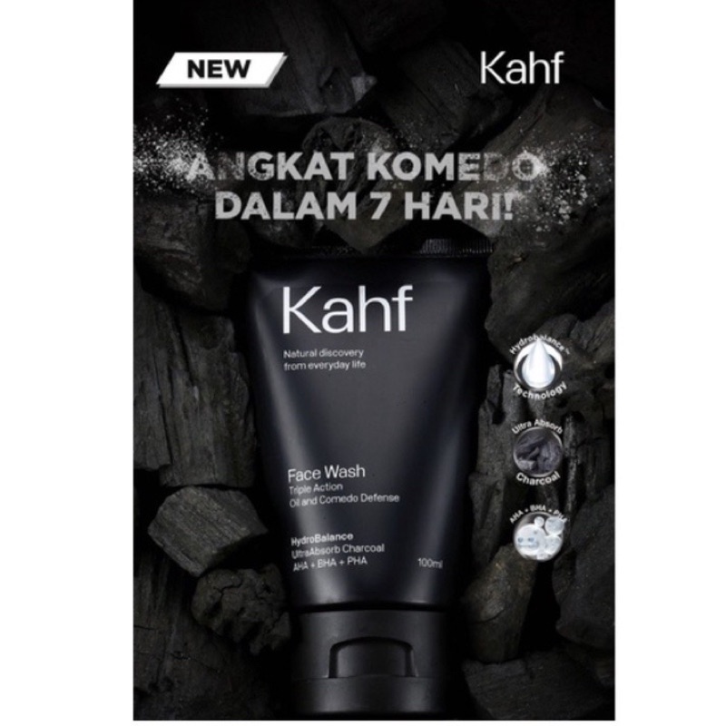 KAHF Face Wash Triple Action Oil & Comedo Defense