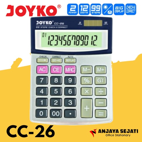 

Kalkulator Joyko 12 Digit CC - 26