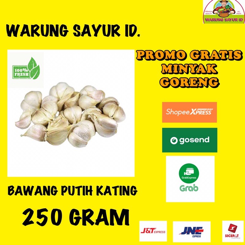

BAWANG PUTIH KATING 100 GRAM