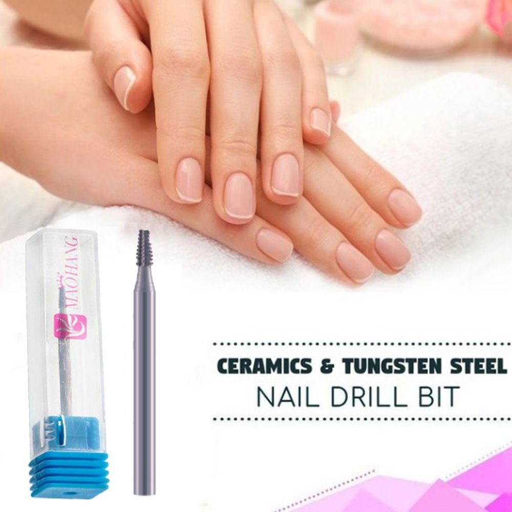 Agustina Mata Bor Kuku Portable 1PC Pedicure Tools Manicure Tool Burr Nail Art Alat Pemotong Milling