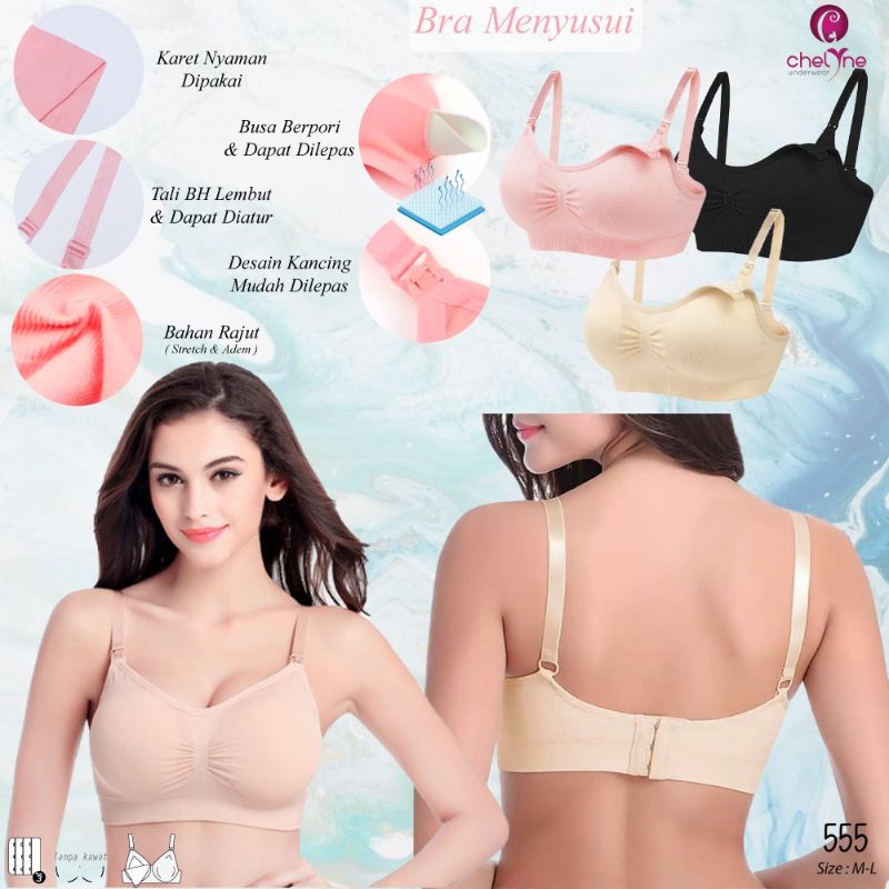 BH Menyusui Seamless Chelyne 555 Nursing Bra