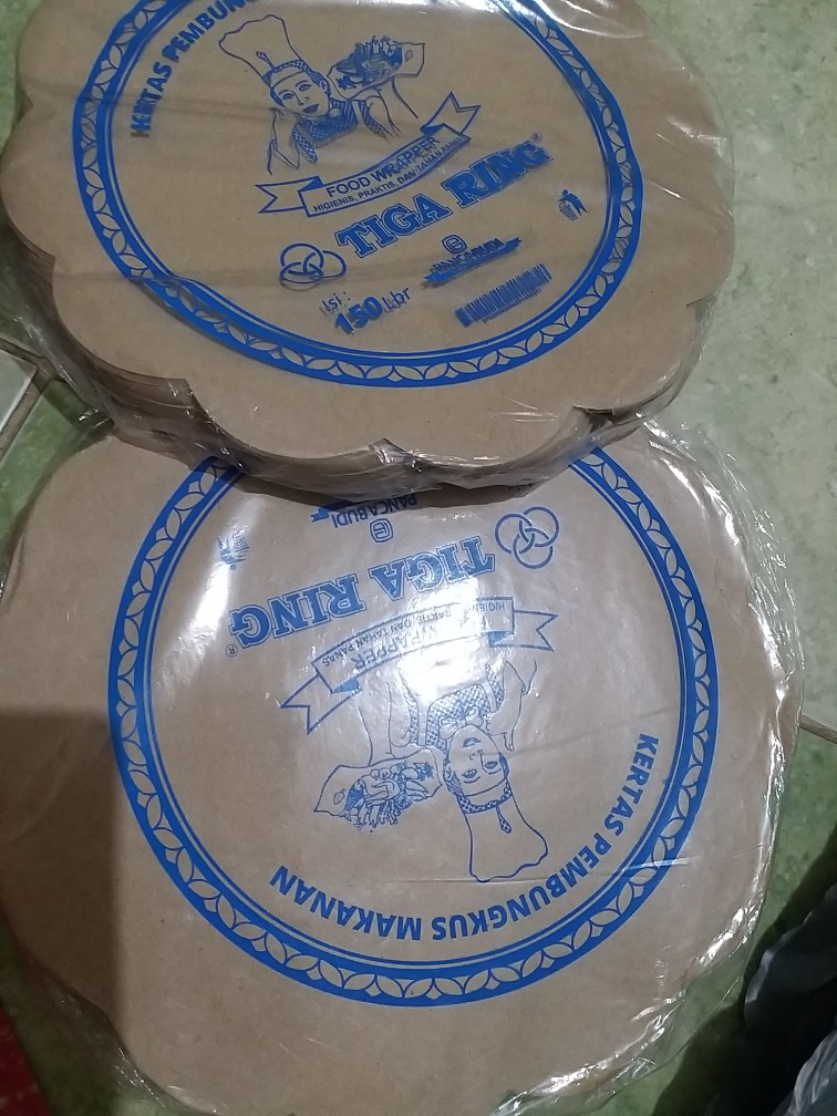 Kertas Nasi Piring Nasi Alas Nasi Bunga Piring Rotan Atau Piring Lidi