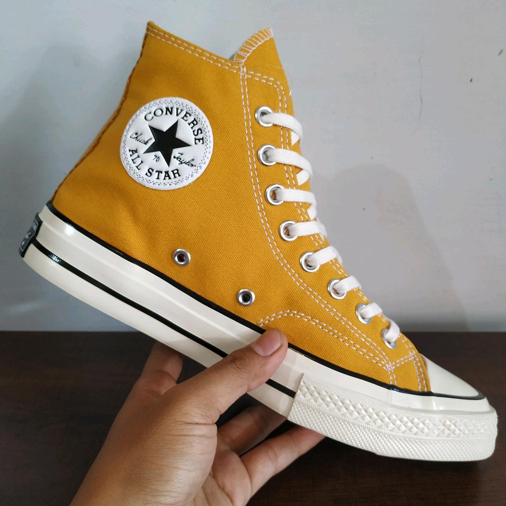 SEPATU CONVERSE CLASSIC TINGGI KUNING | CONVERSE 70’s TINGGI KUNING