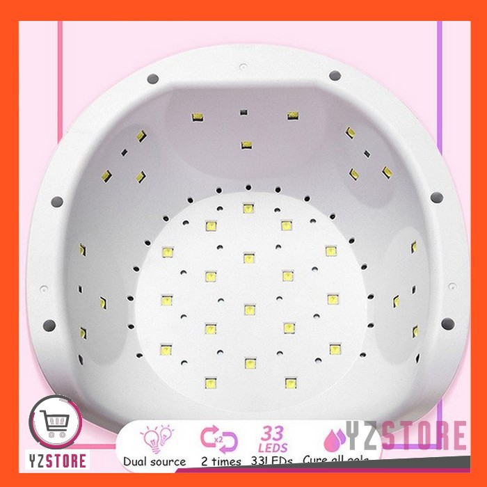 Pengering Kutek kuku Gel Nail Art Manicure Dryer Lampu LED Smart UV YZ06