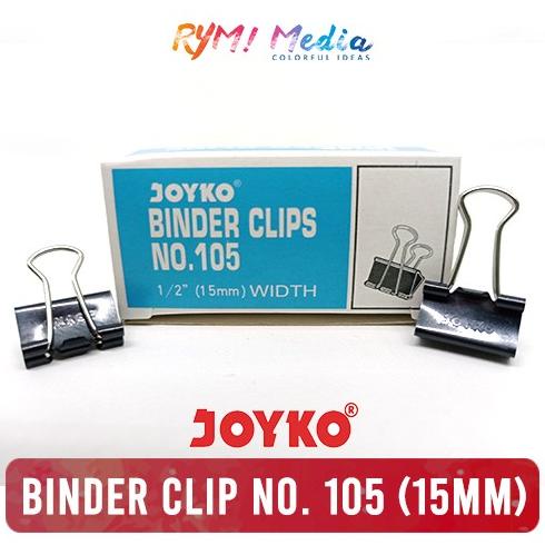 

JOYKO Binder Clip No 105 isi 12 pcs - Klip Penjepit Kertas File 1 Box