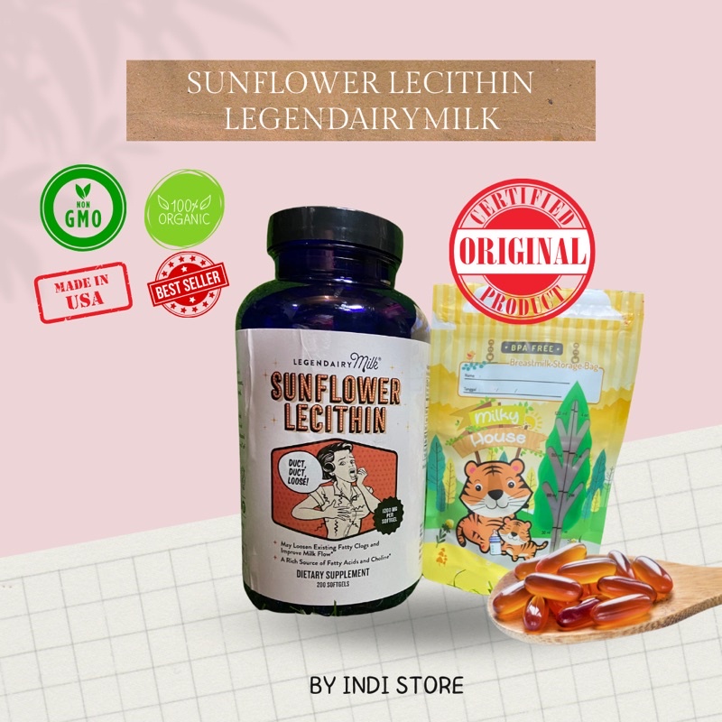 [ECER] Pereda Sumbat pada P-ayudara BengkakAnti Mastitis Sunflower Lecithin by Legendairy Milk