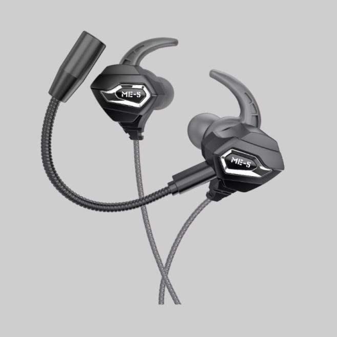 ♚ Rexus Gaming Earphone ME-5 / ME5 with Dual Microphone Free Splitter ✻