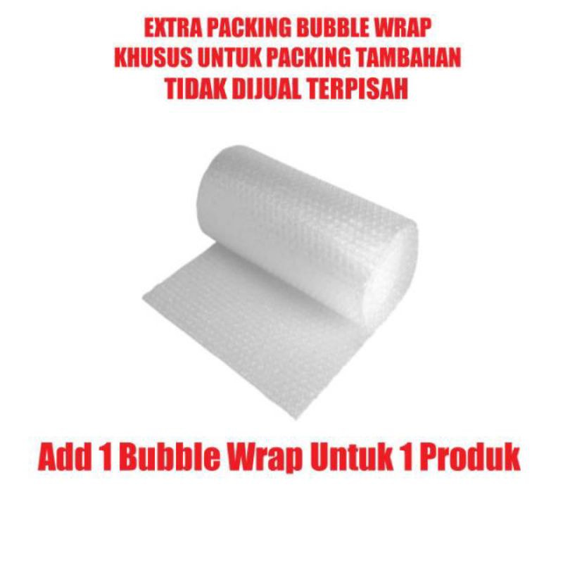 

EXTRA Packing BubbleWrap (Plastik Bubble) Khusus Untuk Packing Tambahan