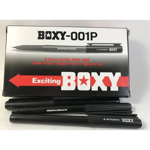 

Boxy 001P Ballpoint Black / Blue