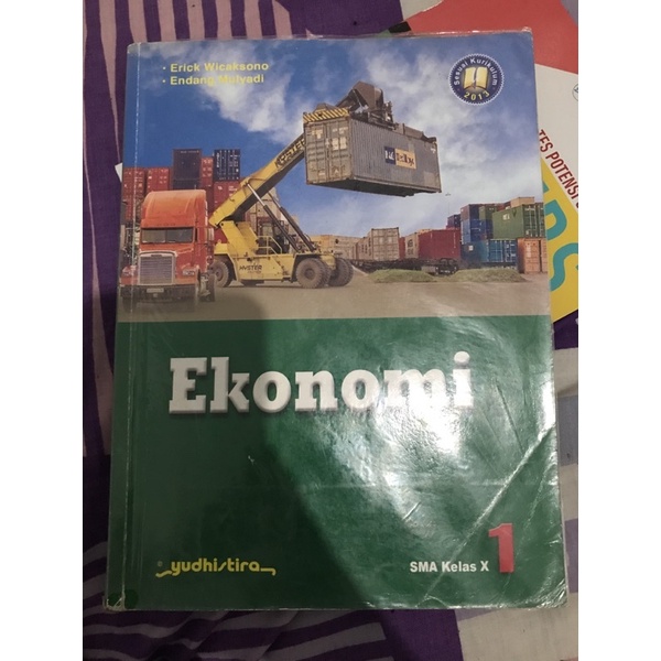 preloved buku paket ekonomi kelas 10 yudhistira