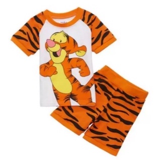 Baju setelan anak  import. baju anak branded . BAJU RUMAH ANAK . Baju superhero. baju kartun. Baju disney. Baju ironman . captain america . doraemon. cars-TIGGER