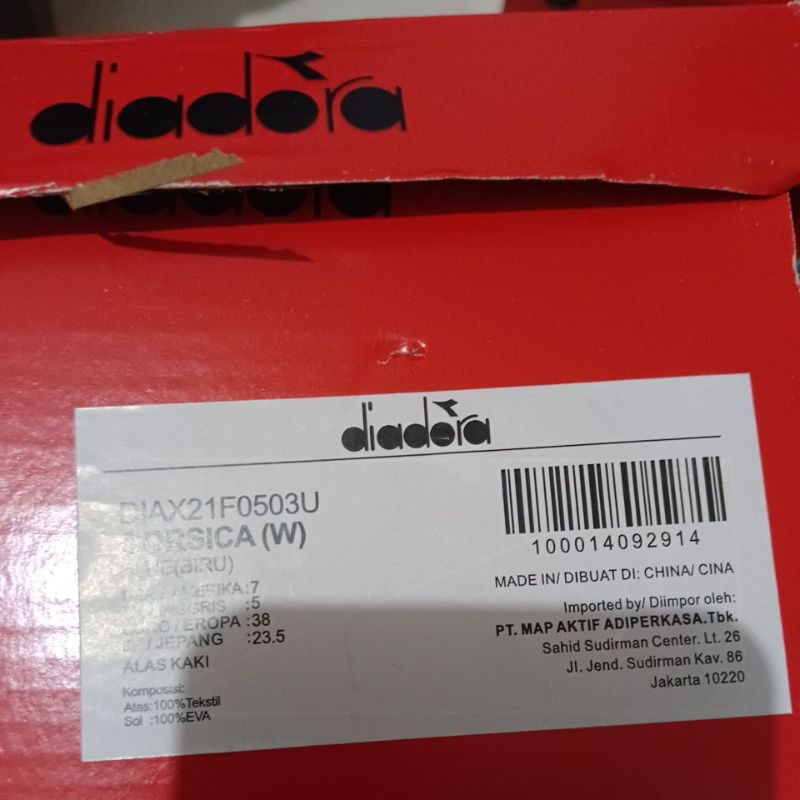 Sepatu Diadora CORSICA (W) DIAX21F0503U