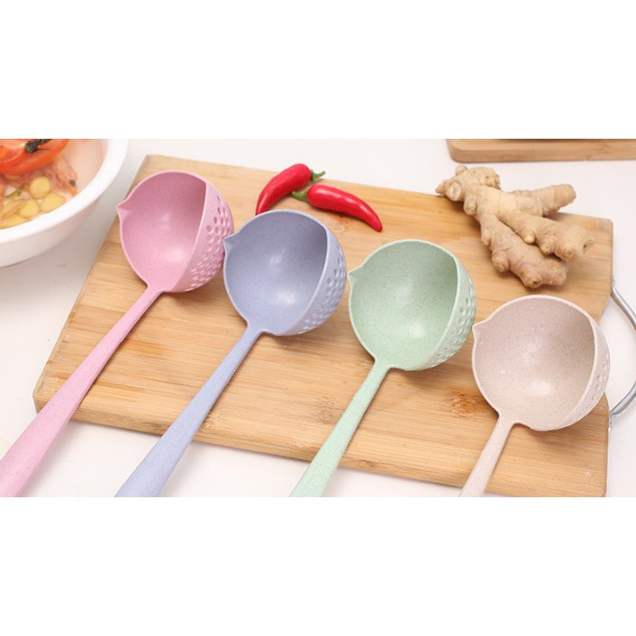 Sendok Sayur/Soup 2in1 Saringan Centong sup serbaguna Pemisah Kuah Sendok Kuah 2 Sisi murah Soup Ladle 2 Side Centong Kuah