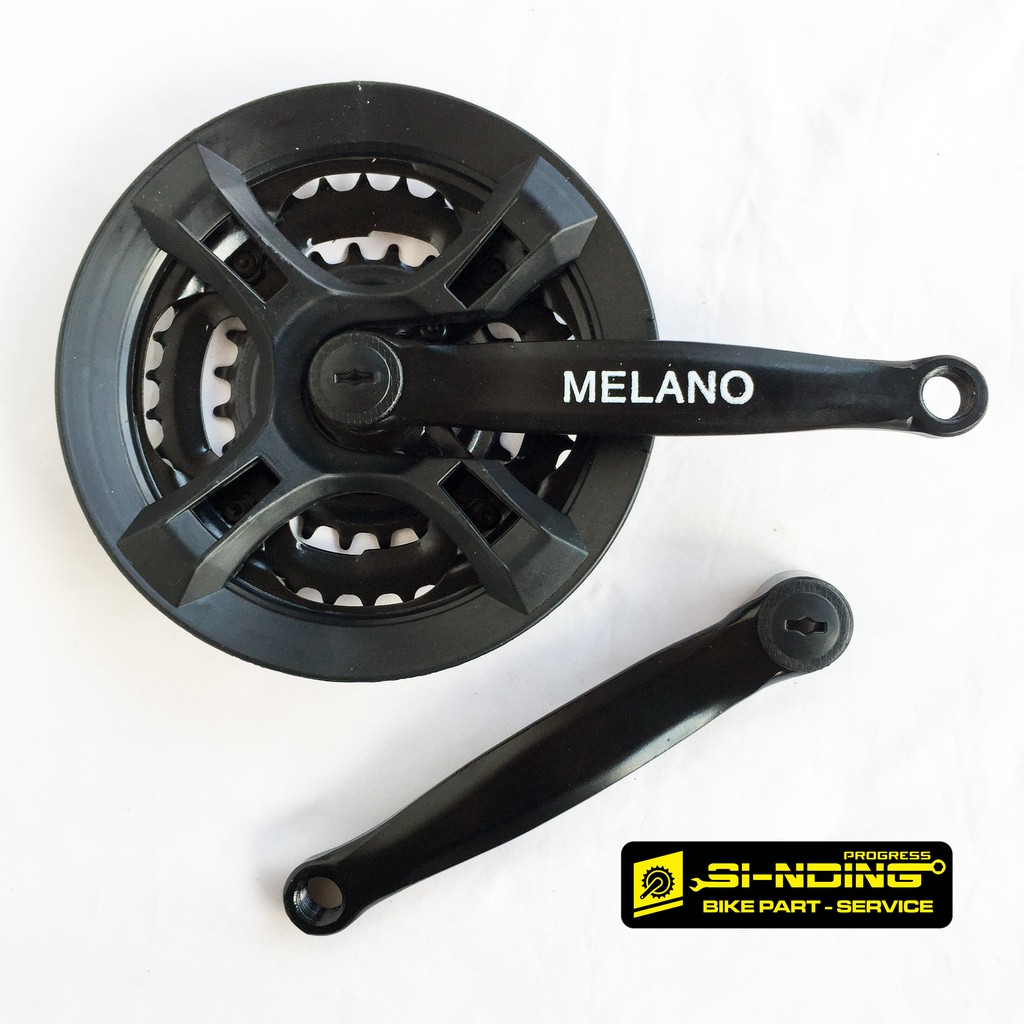 Melano Gear Sepeda Crank 3 Speed MTB 24 - 34 - 42T