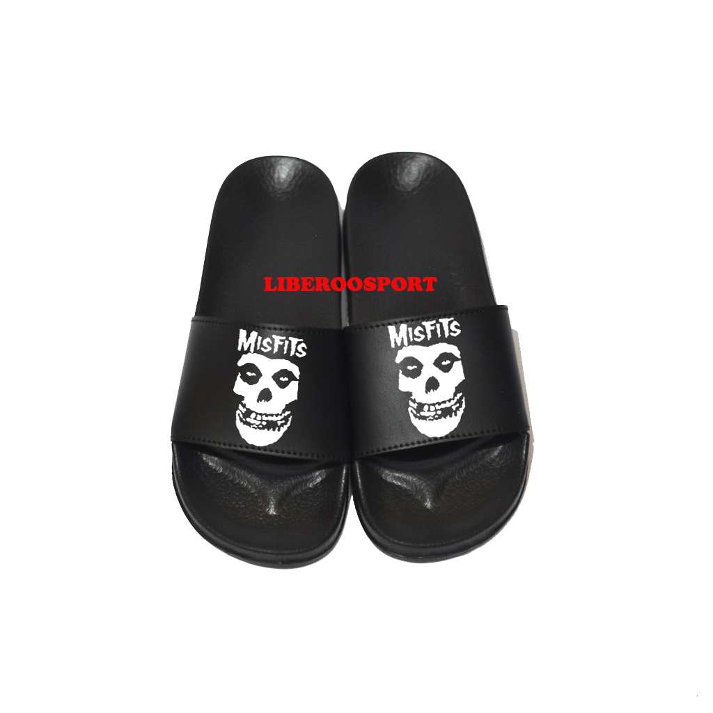 Sandal sendal slide slip on benassi | sandal radiohead misfits