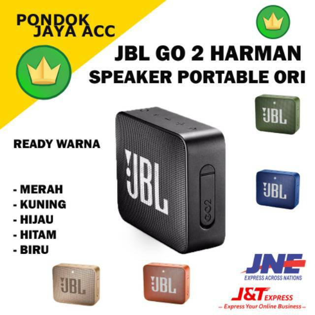 Speaker Jbl go2 Sepiker bluetooth Kecil Mini Spiker blutut Speker Portable Audio Suara ngebas harman
