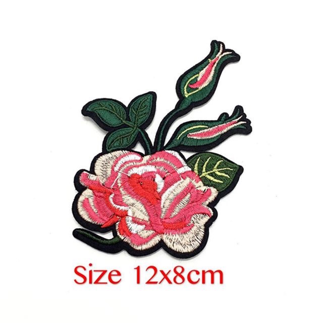 Patch bunga / bunga bordir/ aplikasi bordir