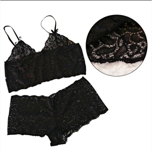 Bra Push-Up Padded Bra Set lingerie Celana dalam Lace Underwear size L_XXL a303