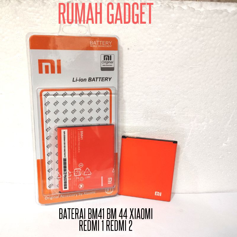 BATERAI ORGINAL DOUBLE POWER REDMI 1/REDMI 2 BM41/BM44