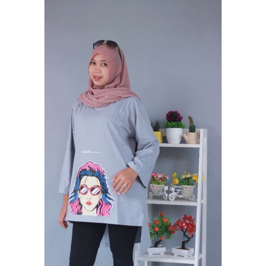 ATASAN OVERSIZE COMBED BY RASANI FASHION KAOS DEWASA TERBARU MOTIF KEKINIAN