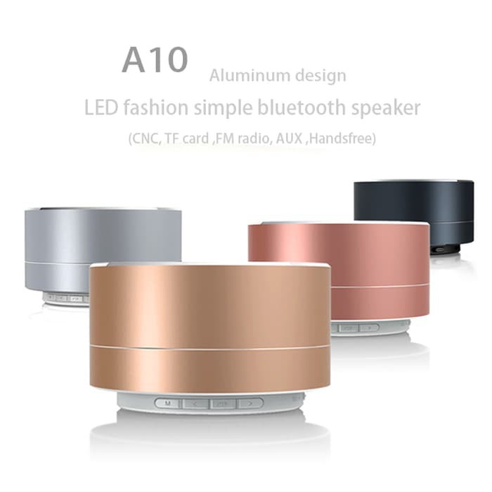 JUAL MURAH Bluetooth Speaker A10 - Bluetooth speaker Super Bass Metal body A10