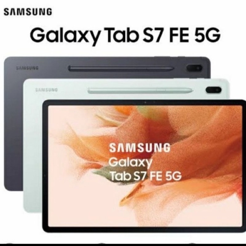 Samsung Galaxy Tab S7 FE 5G 6/128 Garansi Resmi Samsung Sein