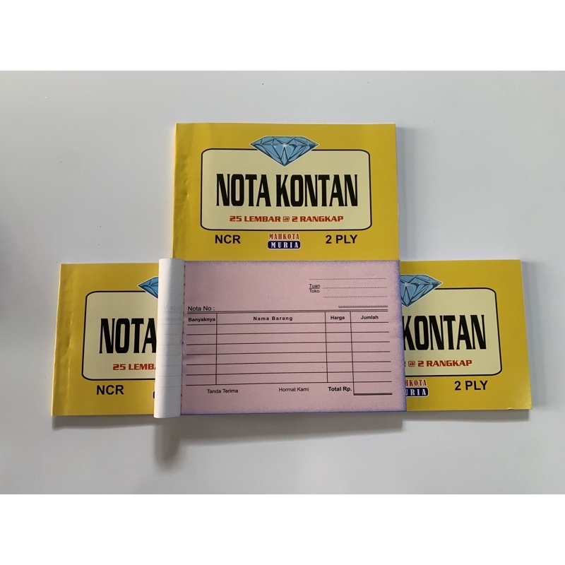 

NOTA KONTAN 2 PLY NOTA NCR, DESAIN LANDSCAPE