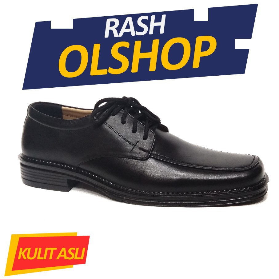 Original Kulit Asli Sepatu Formal Pria Model Tali