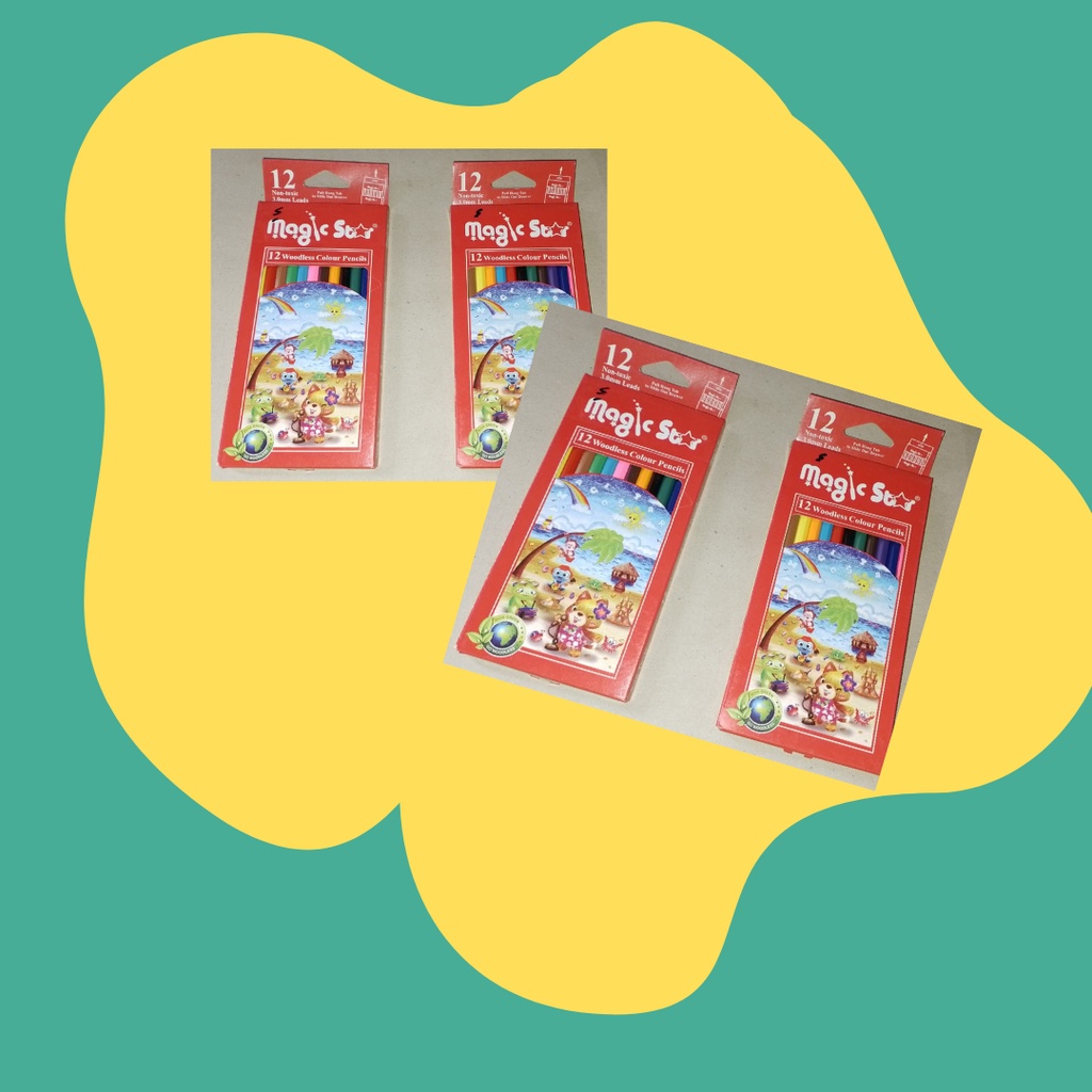 

PENSIL 12 WARNA | PENSIL WARNA | PENSIL WARNA MAGIC STAR | 100% ORIGINAL