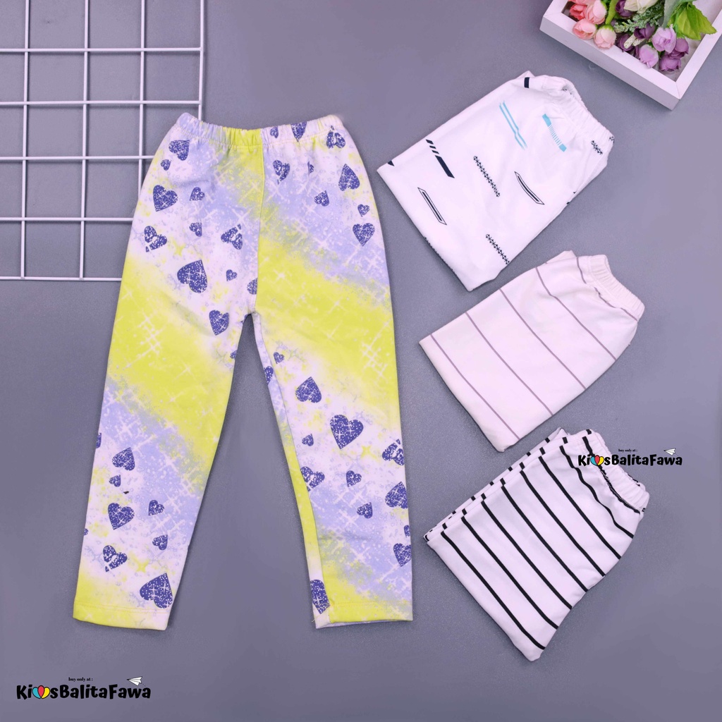 [IMPORT] Legging Nara uk 1-2 Tahun / Leging Motif Anak Perempuan Premium Tebal Celana Ketat Panjang