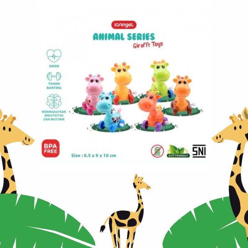 Mainan Balita IQ ANGEL GIRAFFE TOYS - IQ632