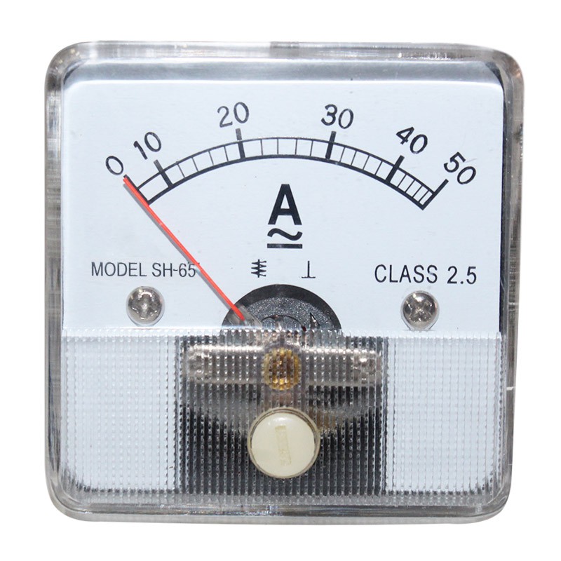 EELIC PAM-65 -A50-2 Panel AC/DC Ampere Meter Analog Program 65 Standart Internasional